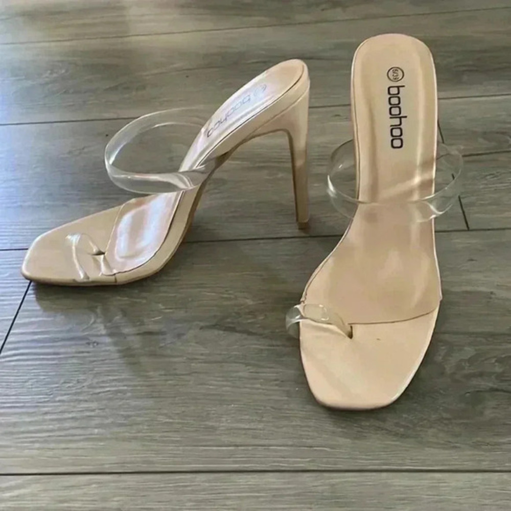 Boohoo Clear Heels